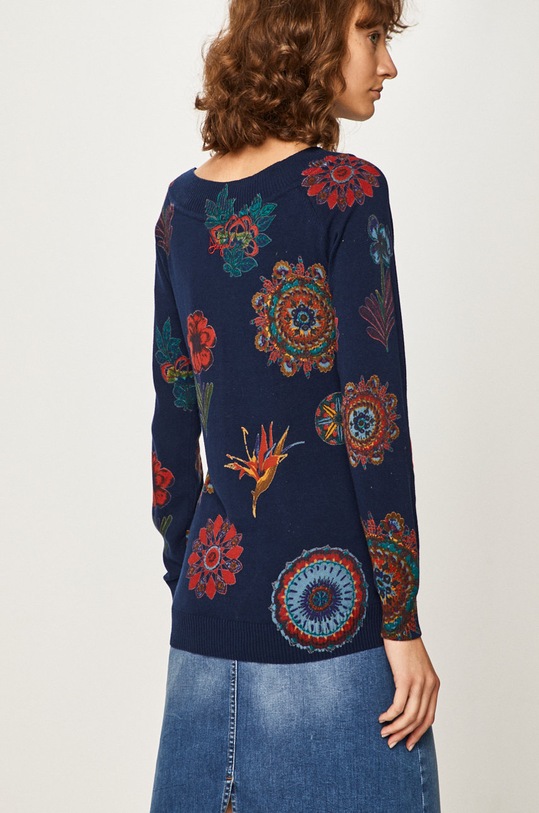 Oblečenie Desigual - Sveter 19SWJF46 tmavomodrá