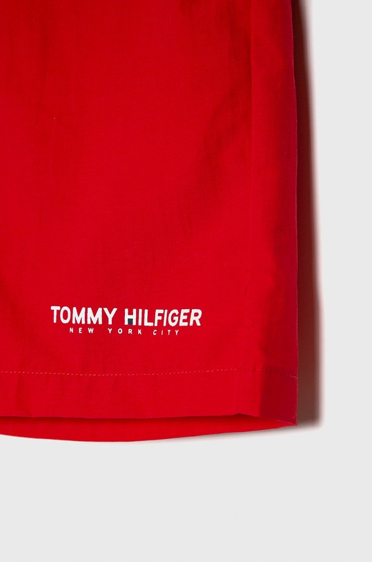Момче Tommy Hilfiger - Детски къси панталони 128-176 cm KB0KB05000 червен