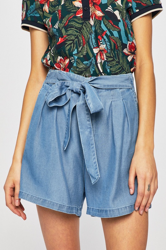 Vero Moda Szorty tkanina niebieski 10209543