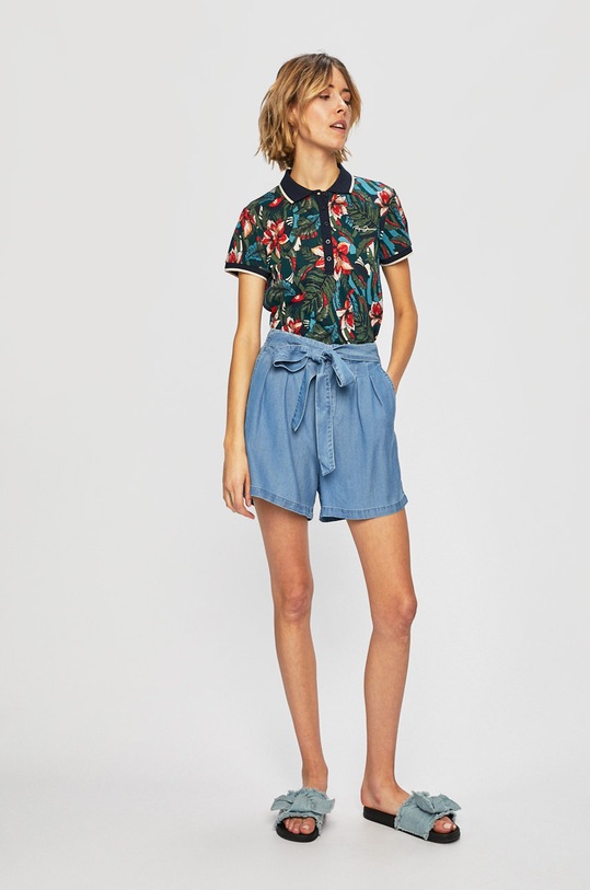 Vero Moda Szorty 10209543 niebieski AA00