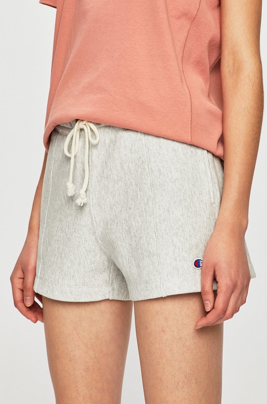 Champion - Pantaloni scurti sport 111571 tricotaj gri 111571
