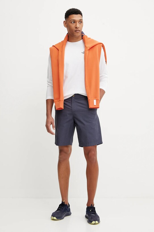 Columbia pamut rövidnadrág Washed Out 1491953 kék SS25