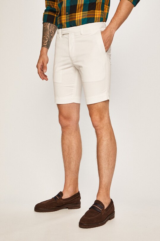 Polo Ralph Lauren - Pánske šortky s elastanom biela 710646709001