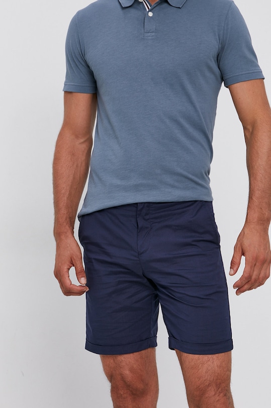 Kraťasy Lacoste látka námořnická modř FH0910