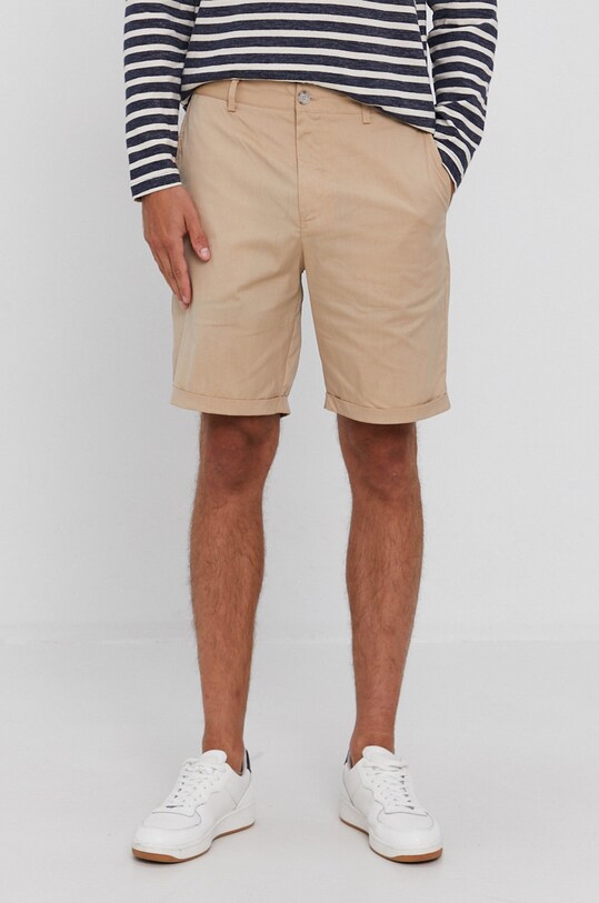 Šortky Lacoste látka béžová FH0910