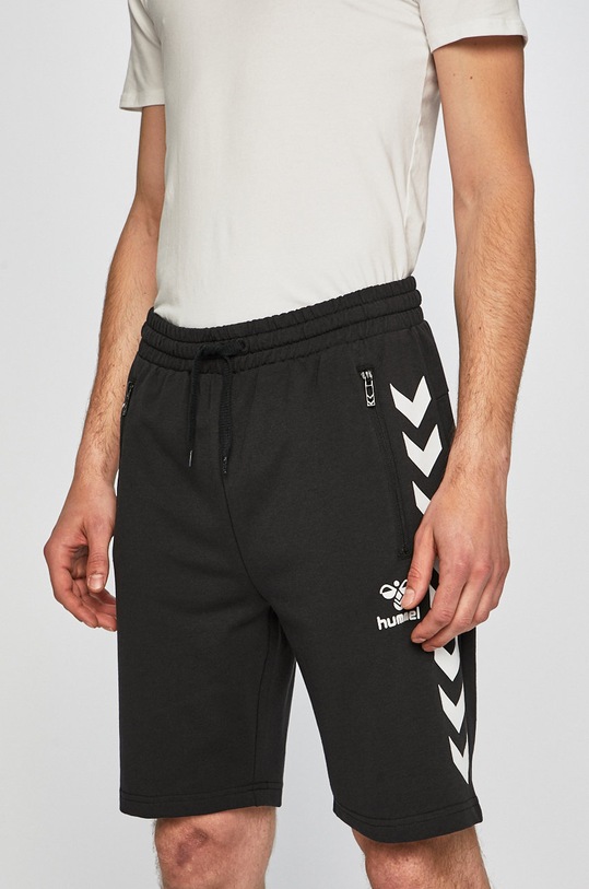 Hummel - Pantaloni scurti tricotaj negru 203665