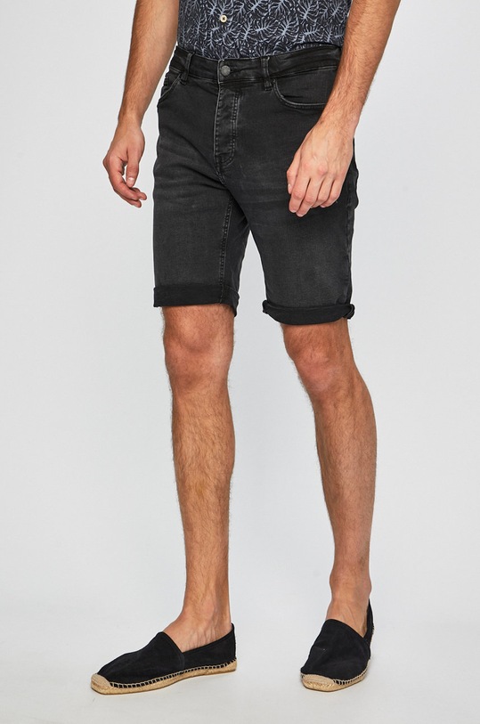 Review - Pantaloni scurti bumbac gri 10751303950