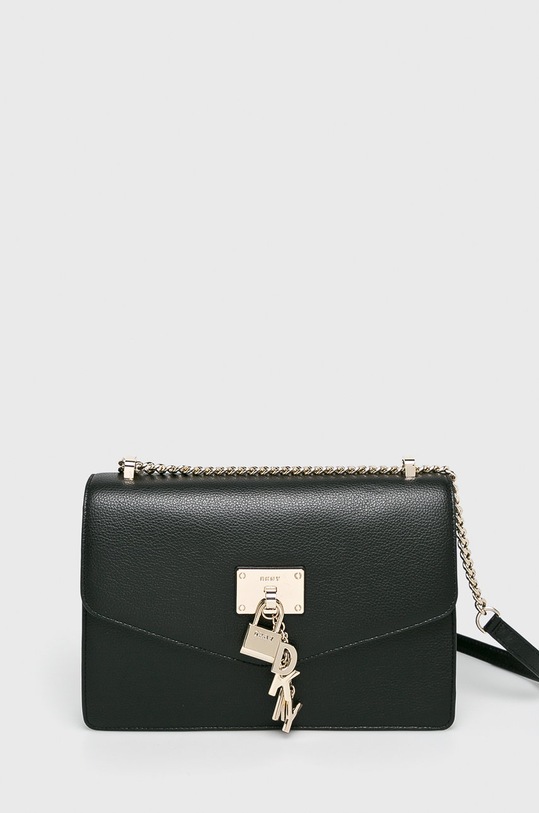 Kabelka Dkny přírodní kůže černá R813H281