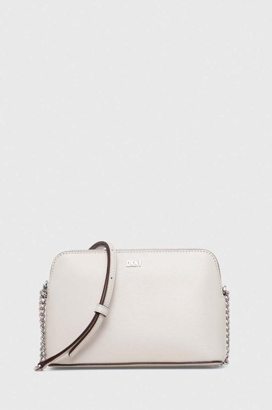 Шкіряна сумочка Dkny бежевий R83E3655