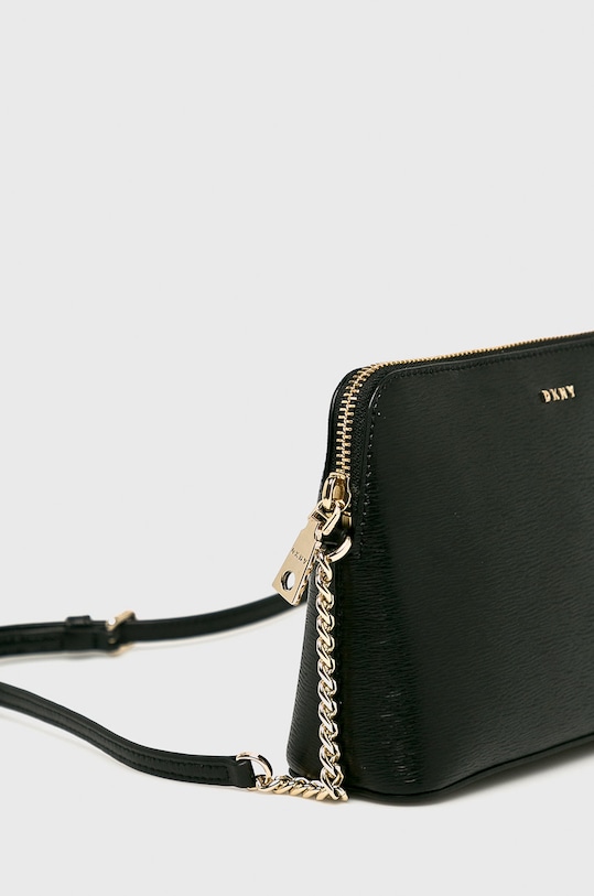 Αξεσουάρ Δερμάτινη τσάντα DKNY R83E3655 μαύρο