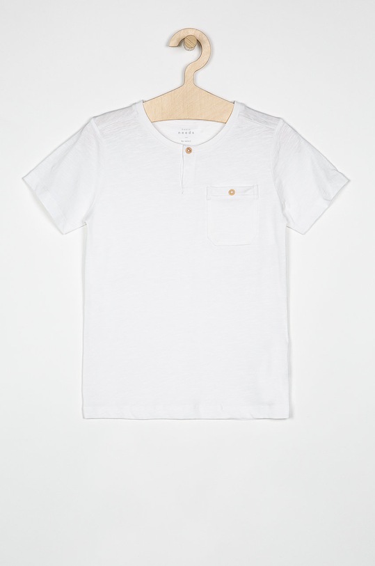 Name it - Dětské tričko 122-164 cm propínací bílá 13161735