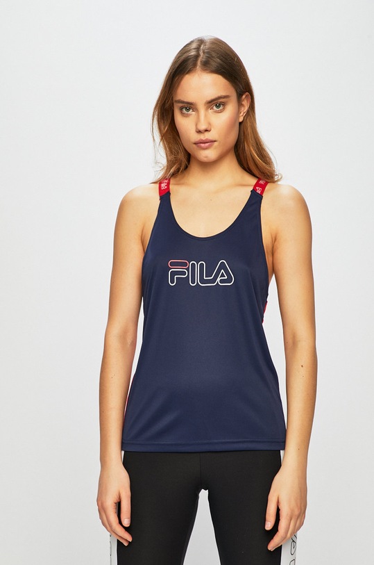 Fila - Top sportowy okrągły granatowy 687161