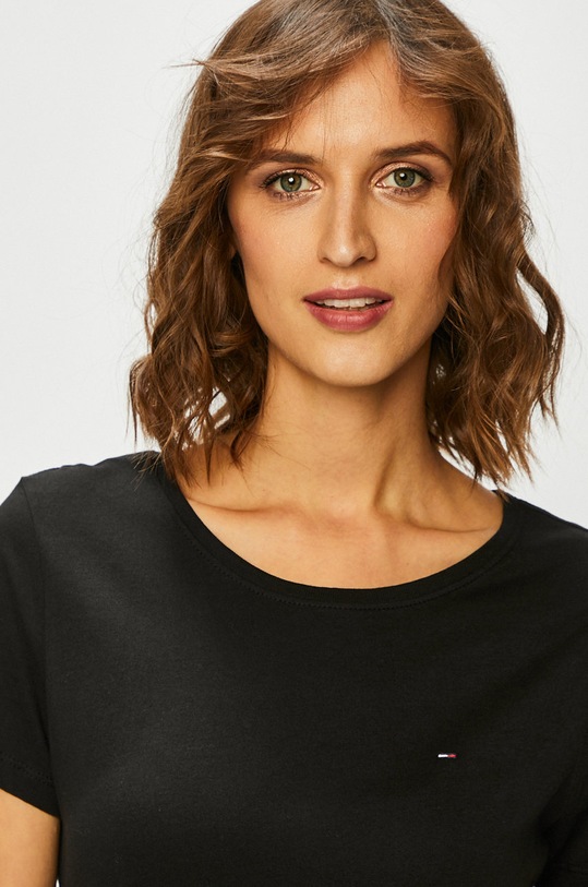 Tommy Jeans - Top čierna DW0DW05938