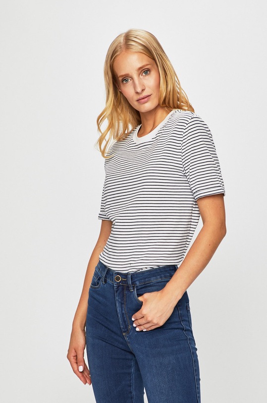 Pieces - Majica pamuk bijela 17093747