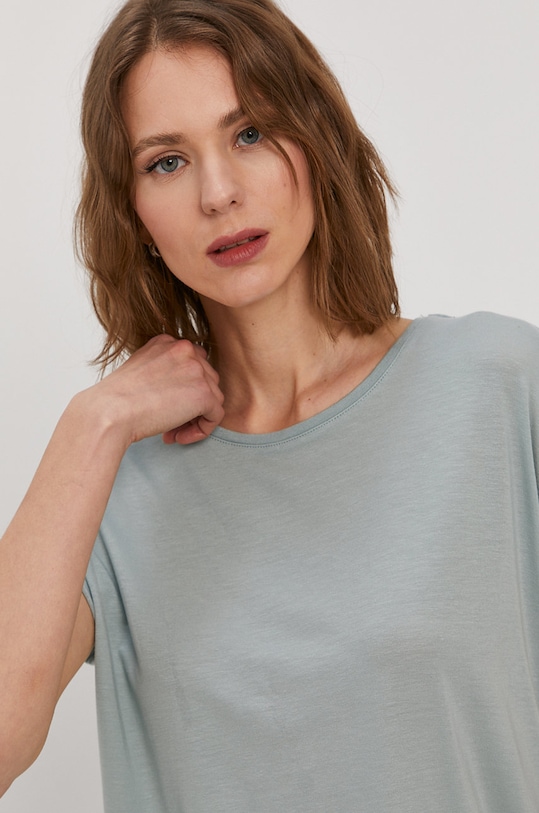 Oblečenie Tričko Vero Moda 10187159 tyrkysová