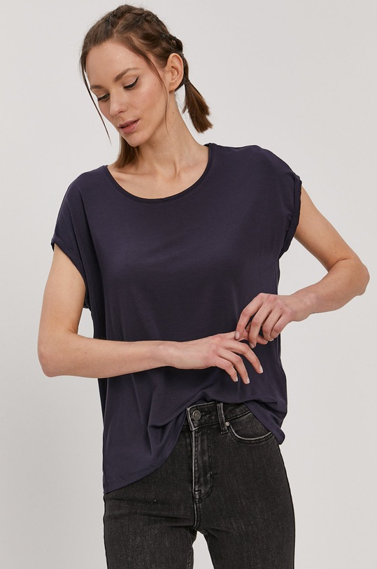 Vero Moda Tricou uni bleumarin 10187159