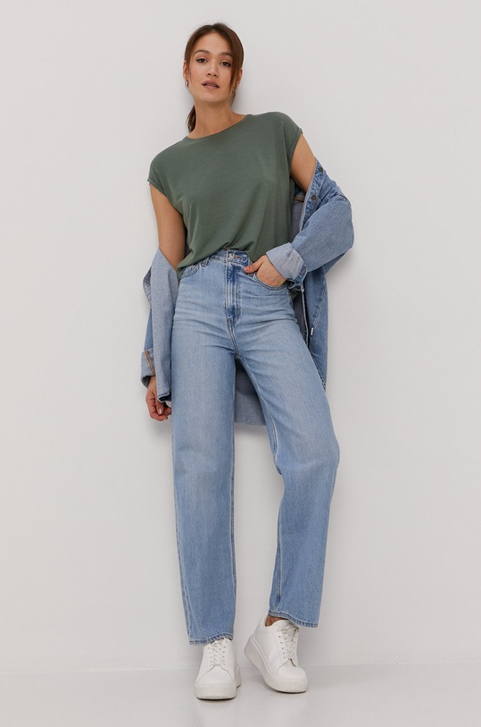 Tričko Vero Moda 10187159 tyrkysová AA00