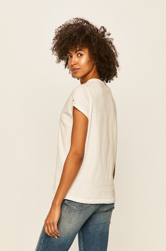 Odzież Tommy Hilfiger - T-shirt UW0UW01618 UW0UW01618 biały