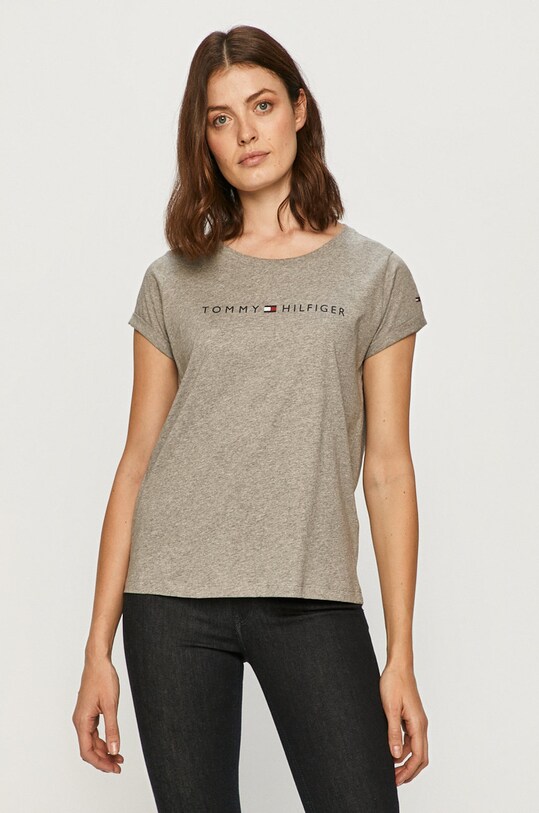 Tommy Hilfiger - Футболка хлопок серый UW0UW01618