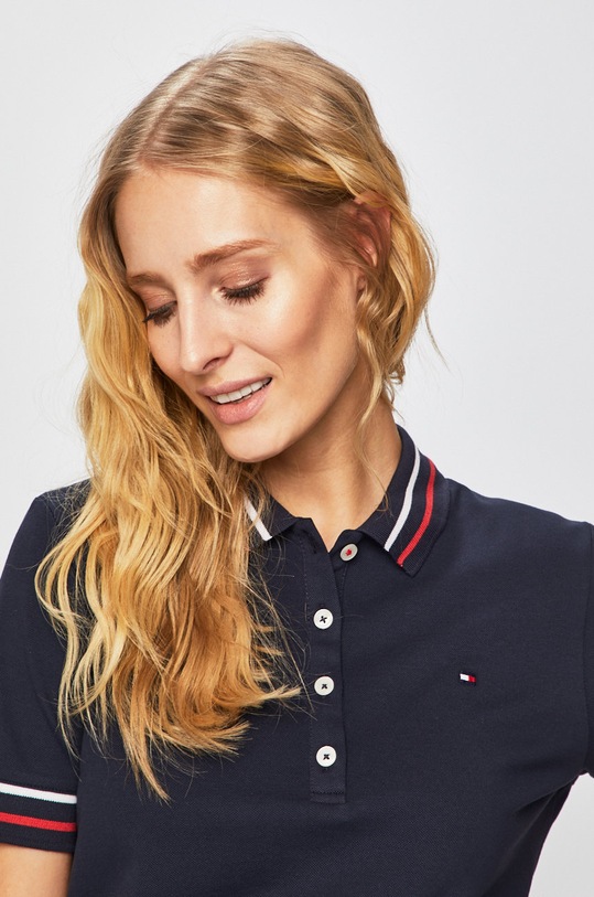 Tommy Hilfiger - Топ WW0WW24836 тъмносин SS19