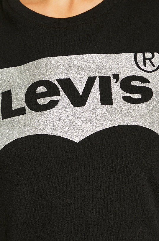 Levi's βαμβακερό τοπ 17369.0483 μαύρο