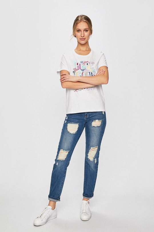 Pepe Jeans - Felső Liza PL504075 fehér SS19