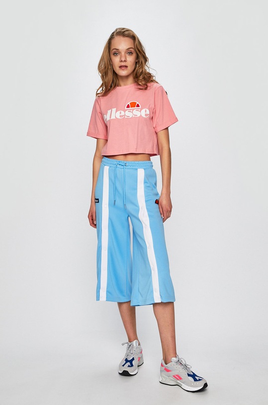 Ellesse - Top Alberta Cropped Tee SGS04484 różowy SS21