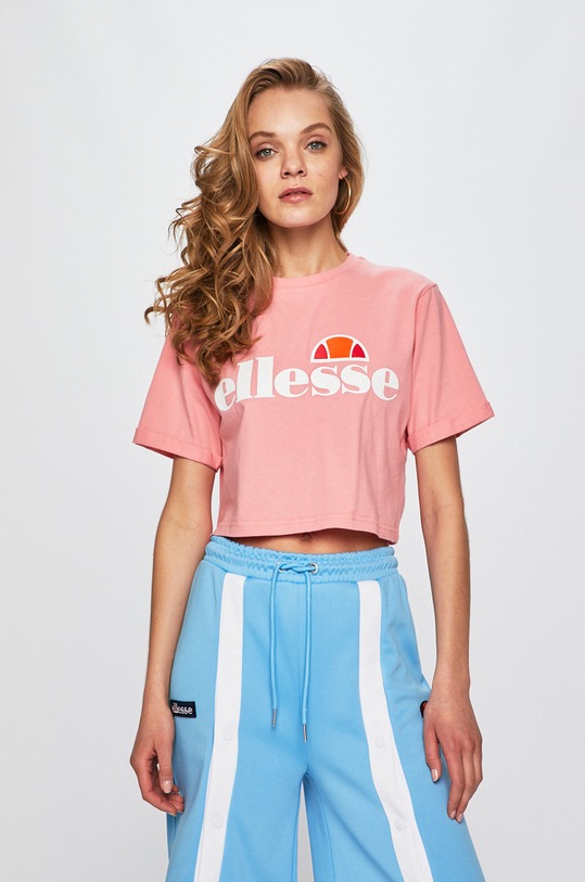 Ellesse - Top Alberta Cropped Tee różowy SGS04484
