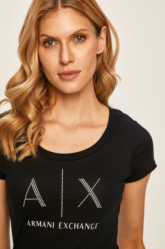 Armani Exchange - Tričko tmavomodrá 8NYT83.YJ16Z