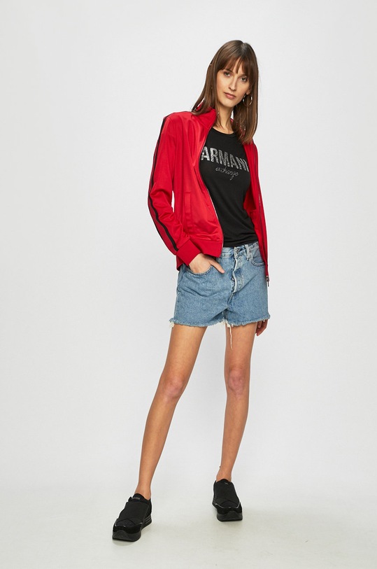 Armani Exchange - Top 8NYT98.Y9C8Z čierna SS19