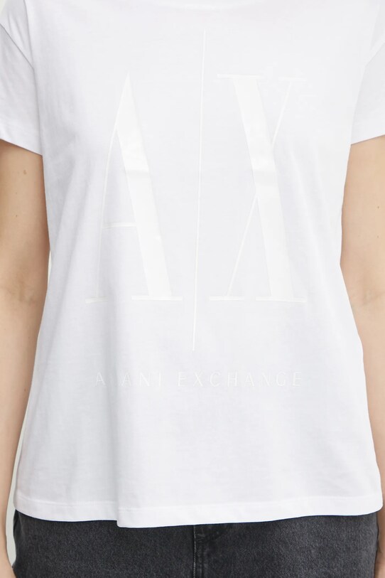 Armani Exchange t-shirt biały 8NYTCX.YJG3Z