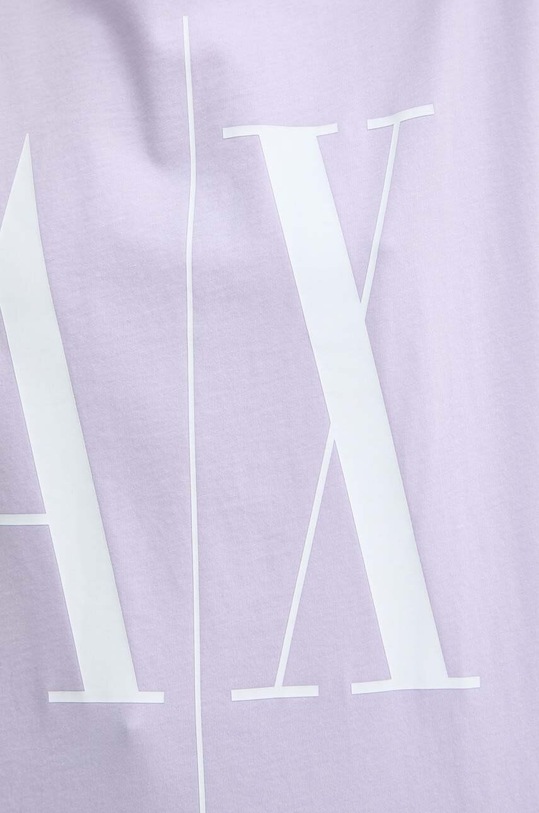 Majica kratkih rukava Armani Exchange ljubičasta 8NYTCX.YJG3Z