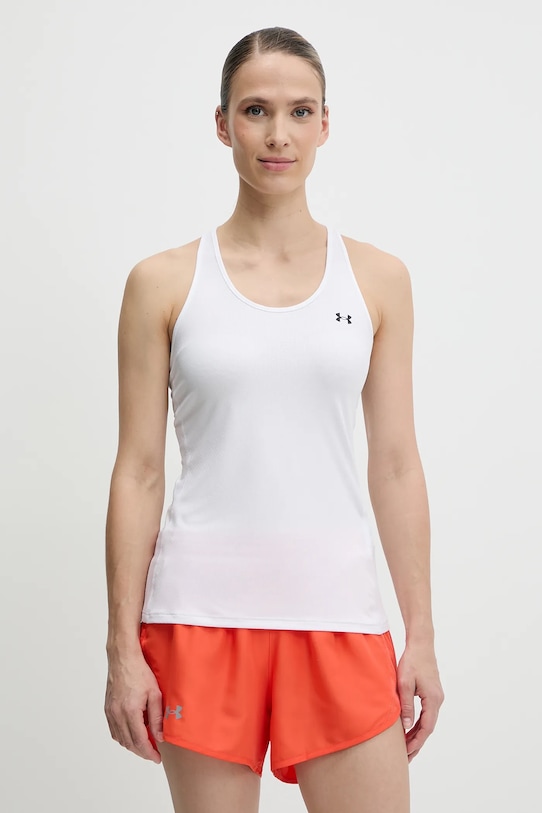 Under Armour top de antrenament uni alb 1328962