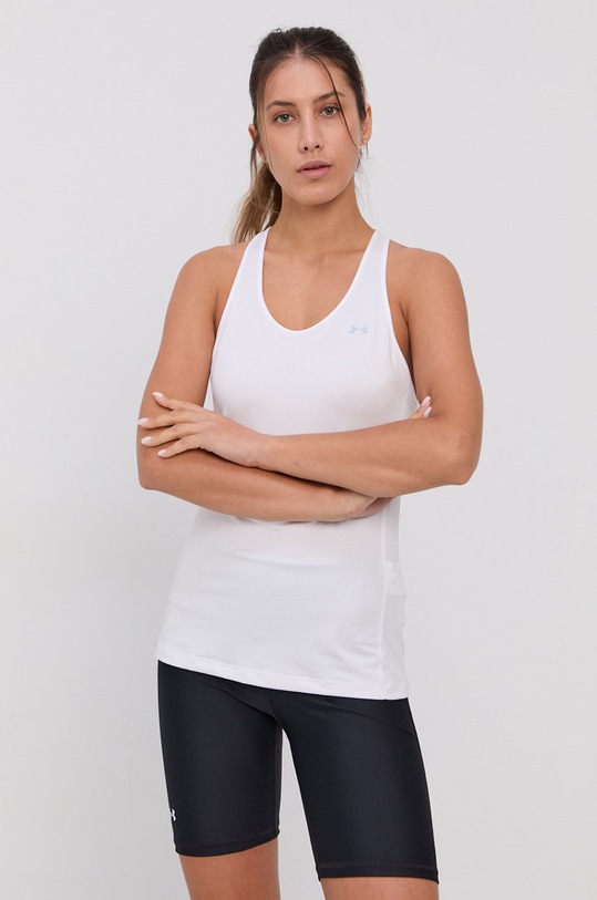 Under Armour top de antrenament alb 1328962