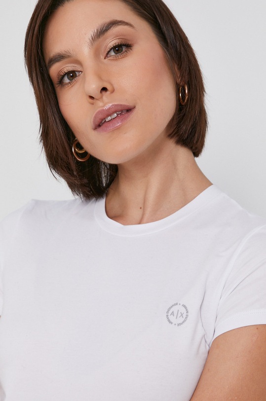Armani Exchange top fehér 8NYT74.Y8C7Z