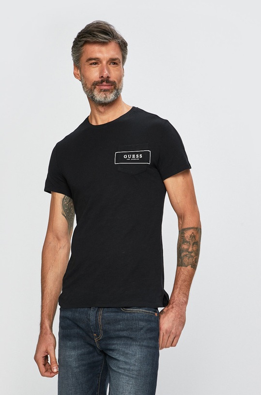 Guess Jeans - Тениска стандартна черен M91I08.K6XN0
