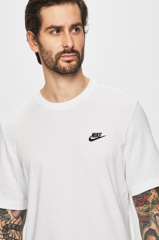 Nike Sportswear - T-shirt bawełna biały AR4997