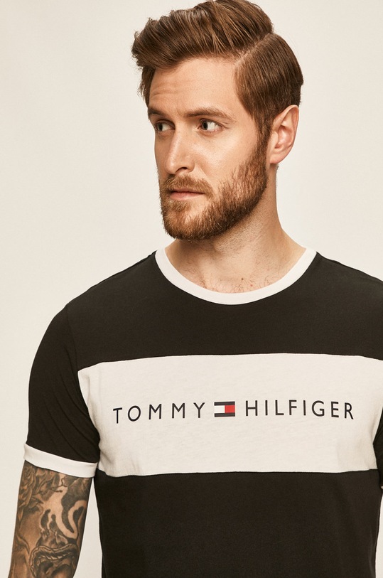 Tommy Hilfiger - Μπλουζάκι μαύρο UM0UM01170