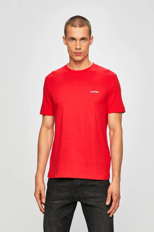 Calvin Klein - Футболка хлопок красный K10K103307