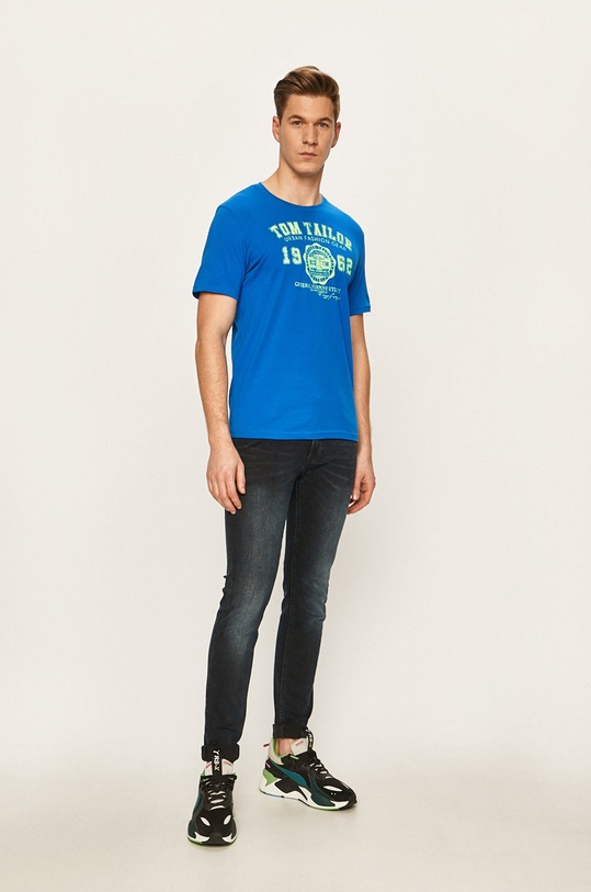 Tom Tailor Denim - T-shirt 1008637 turkusowy AA00