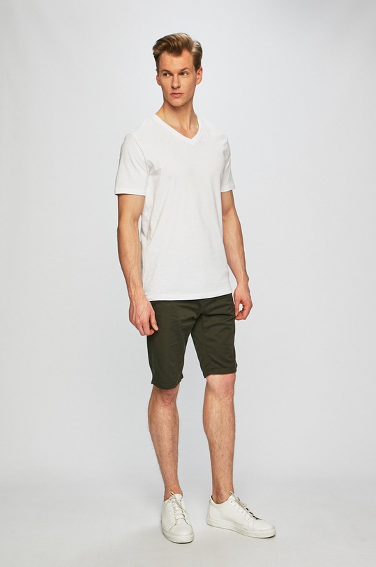 Tom Tailor Denim - Póló (2 darab) 1008639 fehér SS20