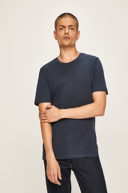Produkt by Jack & Jones - T-shirt pamut sötétkék 12146081