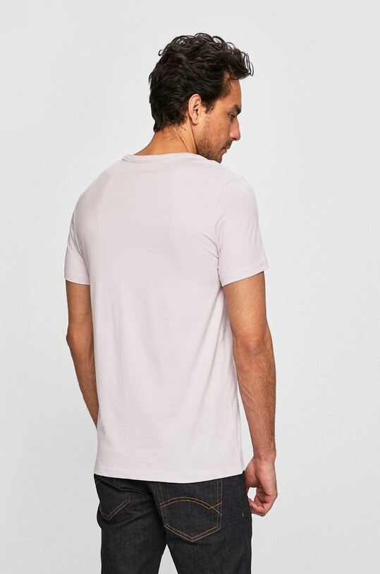 Odzież Review t-shirt bawełniany 10745303834 fioletowy