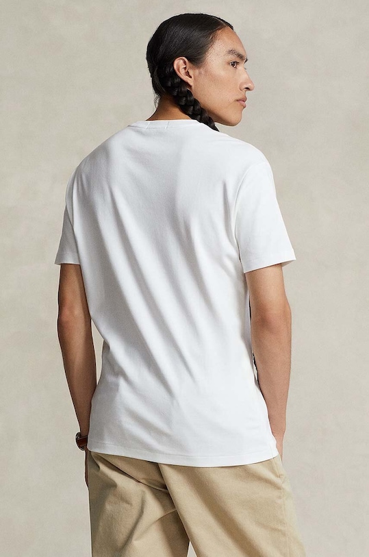 Polo Ralph Lauren - Pánske tričko 710740727002 biela SS19
