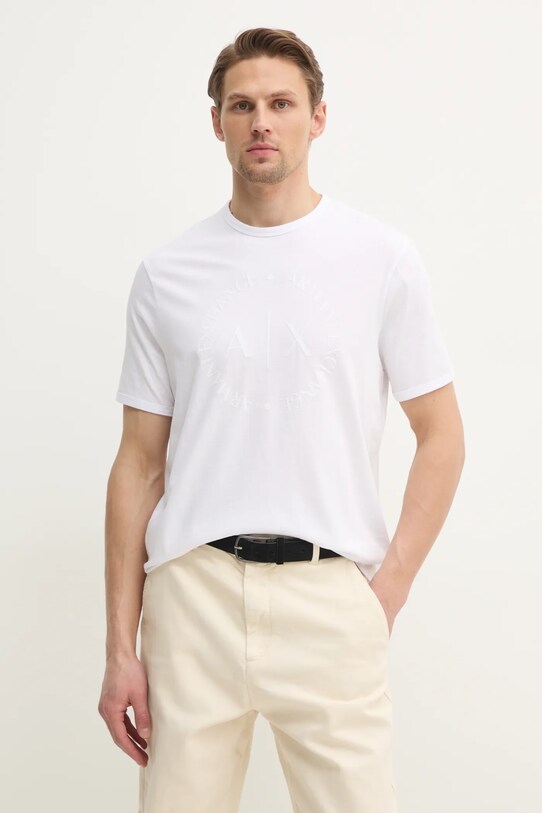 Armani Exchange - Футболка бавовна білий 8NZTCD.Z8H4Z