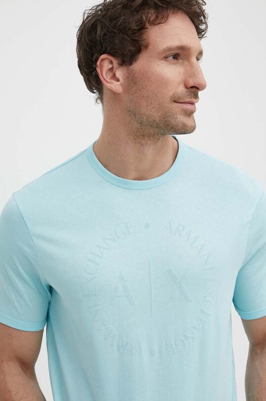 Armani Exchange kratka majica modra 8NZTCD.Z8H4Z