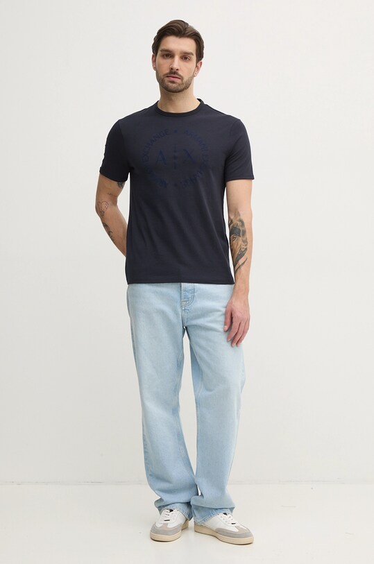 Armani Exchange - Tricou 8NZTCD.Z8H4Z bleumarin AA00