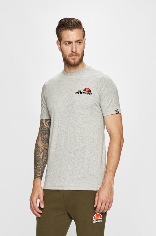 Ellesse - T-shirt Voodoo Tee aplikacja szary SHB06835