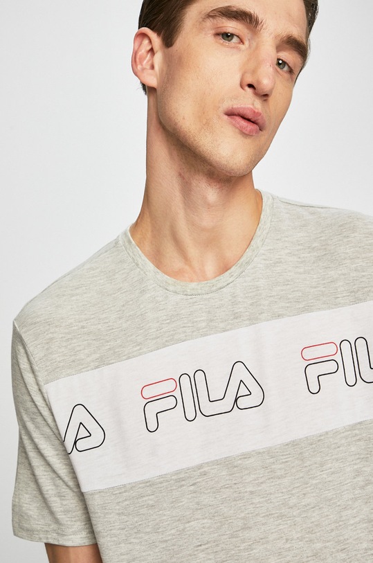 Fila - T-shirt regular szary 687129