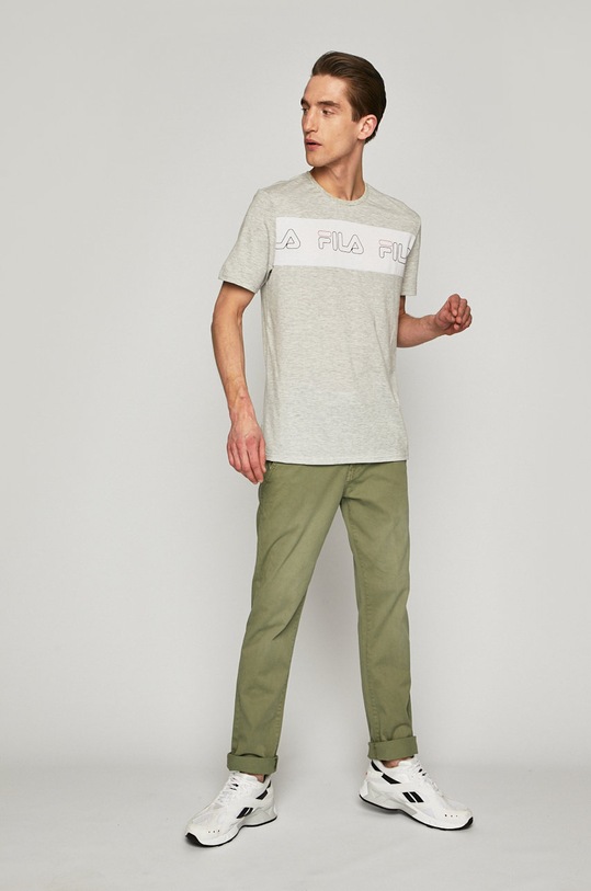 Fila - T-shirt 687129 szary AW19